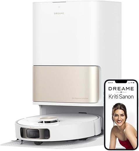 DREAME L10S Pro Ultra Robotic Vacuum Cleaner, Heat Robot with Mop, Mop Extend, 7000Pa Suction, Auto Care and Maintenance, 58 Hot Water Self-Cleaning, Obstacle Avoidance, White, 220 Minutes DREAME L10S Pro Ultra Robotic Vacuum Cleaner, Heat Robot with Mop, Mop Extend, 7000Pa Suction, Auto Care and Maintenance, 58 Hot Water Self-Cleaning, Obstacle Avoidance, White, 220 Minutes
